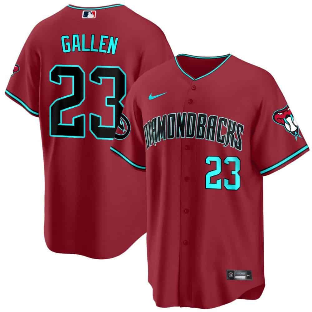 Men Arizona Diamondback #23 Gallen Red 2024 Nike Cool Base MLB Jersey->indianapolis colts->NFL Jersey